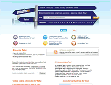 Tablet Screenshot of encontratatui.com.br